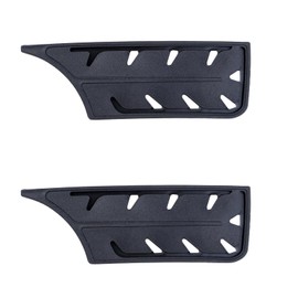 2 Pack PP Plastic Knife Cover Sleeves for 7" Nakiri Knife, Safety Edge Guard Protector, Universal Fit Kitchen Knife Sheath (Black)