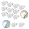 12 pcs USB Plug-in Night Lights, Round Mini Night Lights,
