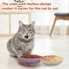 10 Pcs Whisker Fatigue Cat Bowl, 5.5 Inch Shallow Cat
