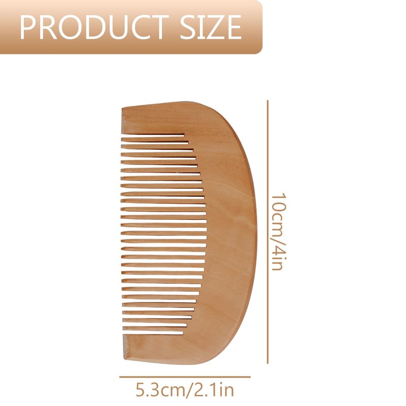 Thyonta 2 PCS Labour Comb - 10 CM Handmade Wooden