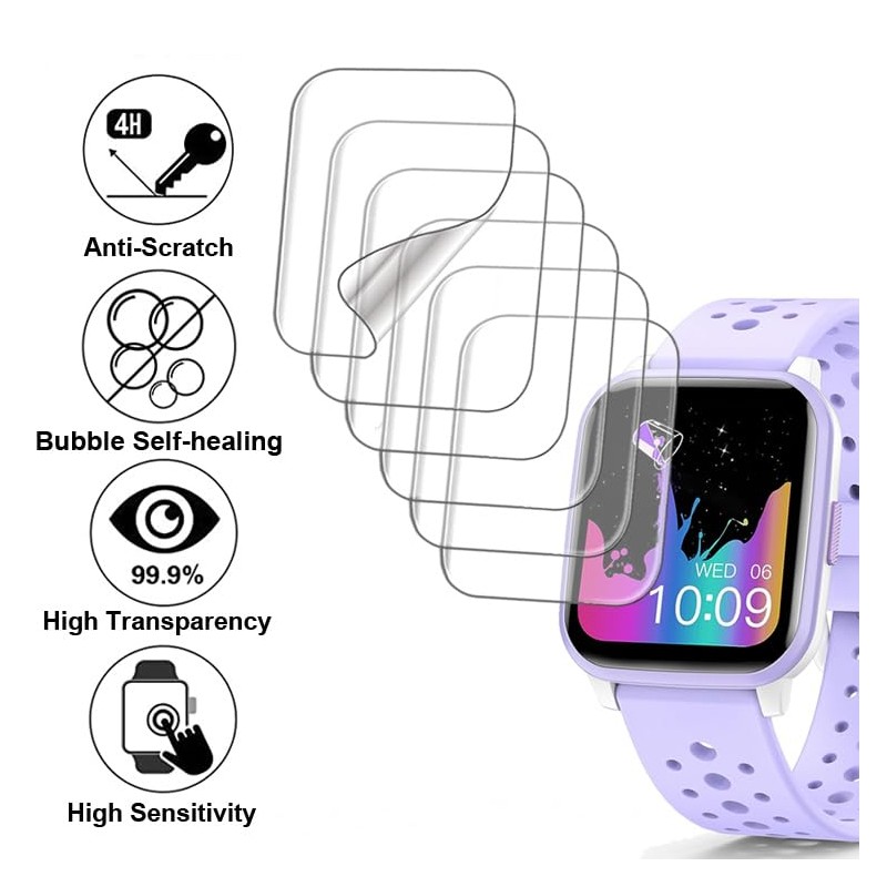 smaate Soft Screen Protector Compatible with Butele H69 0.96 inches