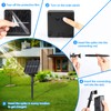 Extra-Long 288FT 800LED Solar Fairy String Lights, 4-Pack 72FT 200
