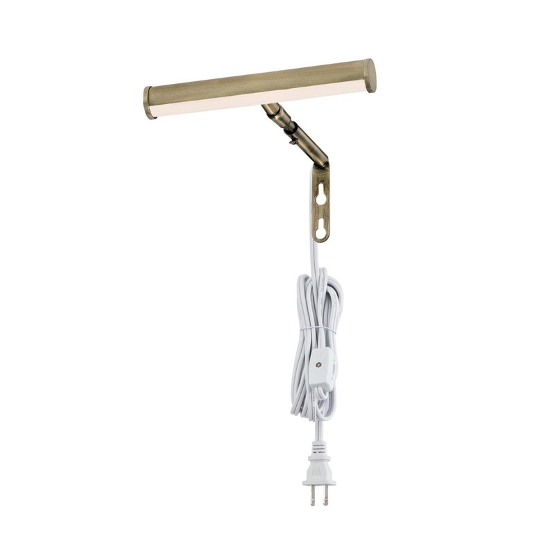 Westinghouse Lighting 7500500 7-Inch LED Picture Light, Antique Brass