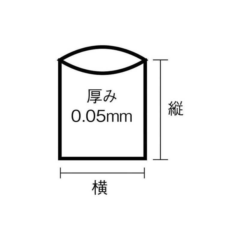 Watanabe Industries 5C-65 Trash Bags, Trash Can Accessories, Transparent, LLD,
