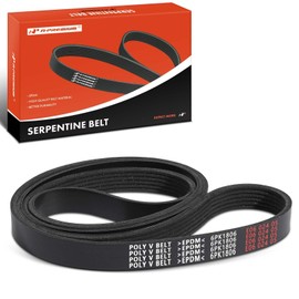 A-Premium Engine Serpentine Drive Belt Compatible with Nissan Rogue 2008-2013, Rogue Select 2014-2015, Sentra 2007-2012, 2.5L - Replace# 11720ET80A