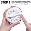 Norpro New 60 Minute Kitchen Timer With Long Ring 3.5"/9cm