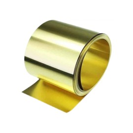 Brass Sheet Roll, Metal Foil Plate, Brass Metal Thin Sheet Foil, 0.1MM*20MM*1M