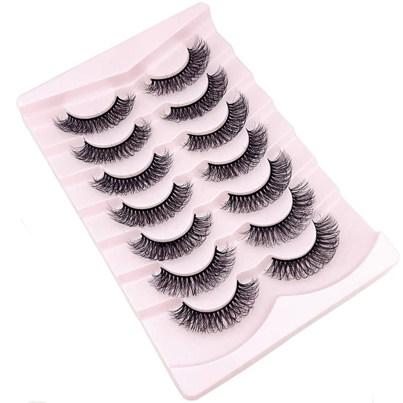 OCHILIMA Russian Strip Eyelashes, Natural Look Eye Lashes, False Lashes,