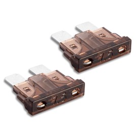 ATC-7.5 Amp Brown Fuse Brown Amp Fast for Generac - Acting Automotive Blade Fuses - 2 Pack
