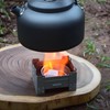 ZDSLASHES Solid Fuel Tablet Pocket Stove, Portable Fire Pit for