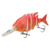 Segmented Fishing Lure Hard 6 Sections with High Carbon Treble