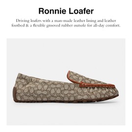 Coach Women's Ronnie Loafer, Cocoa/Burnished Amber, 5