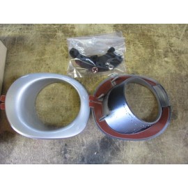 Mazda New OEM '99 - '00 Mazda Miata Silver Fog Light Bezel Set NC10-V7-225F-9