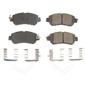 Power Stop 17-2038 Front Z17 Evolution Ceramic Brake Pads with Hardware For Nissan Kicks 2018-2022, Nissan Versa 2020-2022 [Model Specific]