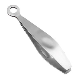 Generic Multi Function Stainless Steel Tweezers for Pig Hair Removal Food Styling Utensils Flat Tip Design for Easy Bone and Hair Extraction Kitchen and Culinary Use