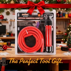 HORUSDY Multi-Use Siphon Fuel Transfer Pump Kit for Gas Oil and Liquids