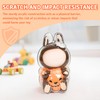 SHOFUL Clear Bag Keychain for Plush Doll, Hanging Display Case,