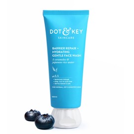 D&K Barrier Repair Hydrating Gentle Face Wash with Probiotic, Ceremide Cleanser for Dry, Normal, Sensitive Skin, 100ml