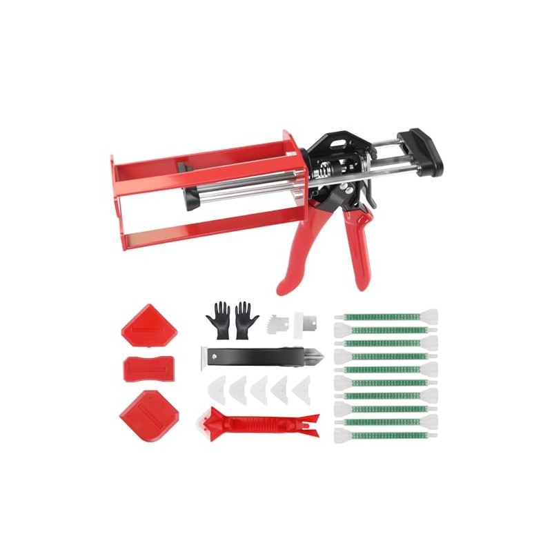 200ml Epoxy Gun Dual Component Professional Heavy-Duty Full Metal Caulking