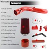 VVORHSBELL 6.0 Powerstroke Cold Air Intake Kit，4″Cold Air Intake Pipe