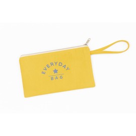 Mehrzweck-Kosmetiktasche, 25 x 0,5 x 15 cm, Organizer für Kosmetik, Rechnungen, ideal für Reisen, Zuhause, Auto, Senf, Klassisch