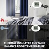 BGment Short Curtains Blackout 36 Inches Length - Rod Pocket