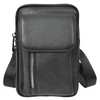 Men's Genuine Leather Multi-Pocket Travel Money Organiser Pouch HLG295 Black