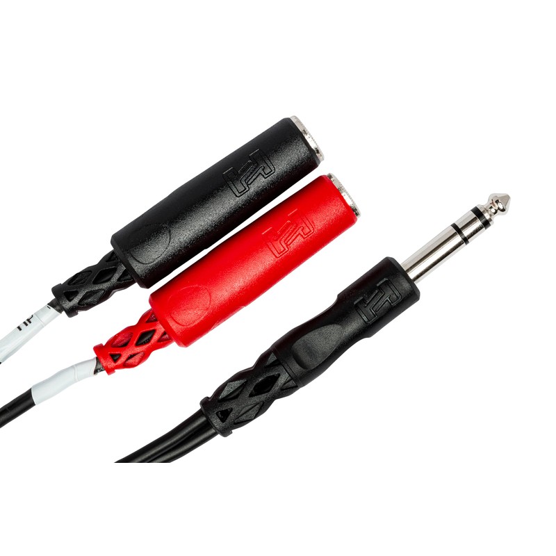 Hosa YPP-117 1/4 Inch TRS to Dual 1/4 Inch TSF