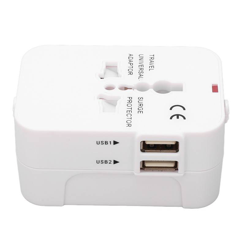 Multifunctional Power Converter with USB Ports Universal Adapter Socket 100‑240VAC