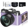 Digital Cameras for Photography, 4K 56MP Vlogging Camera 16X Digital