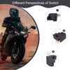 Crumye Right Brake Light Switch, Universal Motorcycle Brake Light Switch