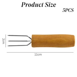 5 PCS Premium Barbecue Skewers Set with Corn on The Cob Forks, Holders, and Sweetcorn Forks - Grilling Accessories for Outdoor BBQ