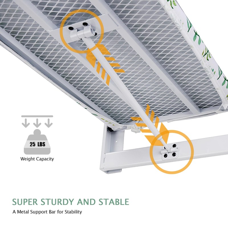 SheeChung Wall Mounted Ironing Board 36"X12",Foldable Ironing Boards with Removable