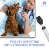 Zniry Veterinary Otoscope Opthalmoscope LED ENT Diagnostic Set, with Diagnostic
