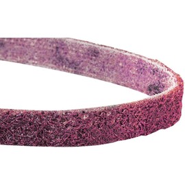 Dynabrade (90292) DynaBrite Premium Belt | 1/2" (13 mm) Wide x 18" (457 mm) Long, Medium Grit/Grade, Non-Woven Nylon Abrasive | Accessory for Use with Abrasive Belt Tools