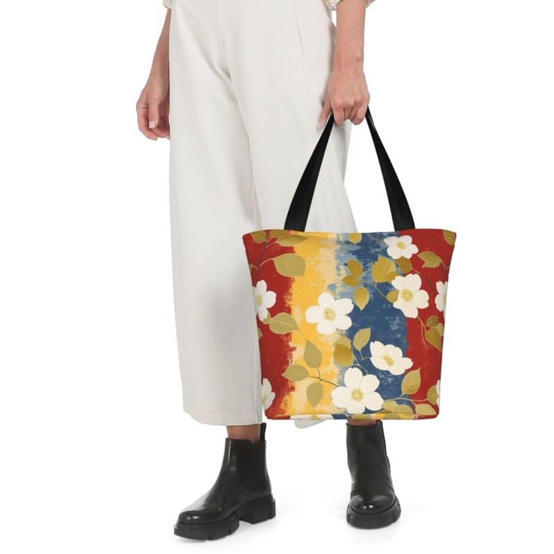 DADABULIU Tote Bag, Japanese Style, Japanese Pattern, Cat Pattern, Shoulder