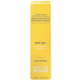 DOCTOR BABOR Solar Defense Broad Spectrum Radiance Cream SPF 50+ - Powerful Sun Protection Against UVA/UVB, Blue Light & Infrared - Nourishing Face Cream for a Radiant Glow (50 ml)