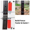 Jikbeed T-Post Clip Tool: Fence Wire Twisting and Fencing Tool