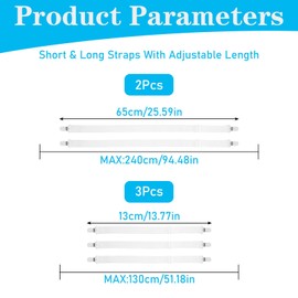 5 Pack Table Cloth Holder Clips Hidden Straps, Adjustable Elasticity Picnic Tablecloth Clip, Hidden Strap Tablecloth Clips, Indoor Outdoor Large Clamp for Party Restaurant Camping