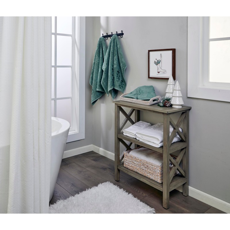 SKL Home Fall/Winter/Christmas Wispy Trees Hand Towel 2pc Set for