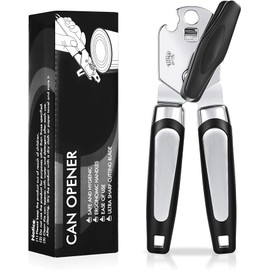 3-in-1 Versatile Can Opener – Heavy-Duty, Multi-Function Tool for Cans, Bottles, and Lids | Ergonomic & Durable Kitchen Essential