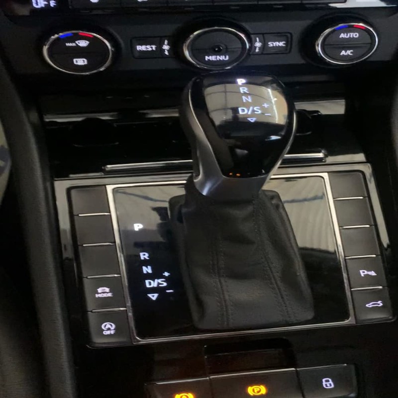 Hacreyatu LHD Automatic LED Gear Shift Knob Retrofit Kit Fit