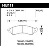 Hawk Performance HB111B.610 HPS 5.0 Disc Brake Pad