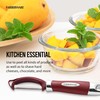 Farberware Pro2 Euro Vegetable Peeler with Ergonomic Handle, Razor-Sharp Stainless