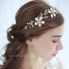 Unbranded 3pc Bridal Crystal Crowns Pearl Hairband Tiaras Women's Wedding