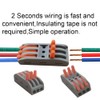 HENGXIA 15Pcs Wire Connectors 3 Conductor Compact Splicing, 3 Circuit