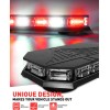 406D Rooftop Emergency Strobe Light Bar 102 LED Red White