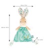 Kaloo FRIPONS - TRIANGLE DOUDOU RABBIT JUSTIN - 20CM