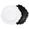 50 Pcs White Charger Plates Bulk 13 Inch Plastic Plate