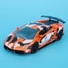 Children Simulation Pull Back Toy Graffiti Vehicle Sport Car Model